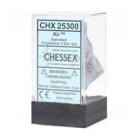 Kockice Chessex - Polyhedral - Speckled - Air (7) - Slika 1
