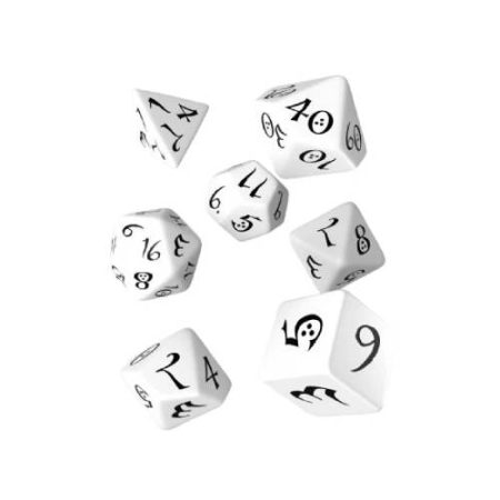 Kockice Classic RPG White & Black Dice Set (7) - Slika 1